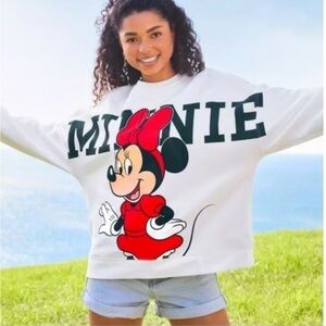 Disney Vintage Minnie Mouse Front to Back Pullover XL